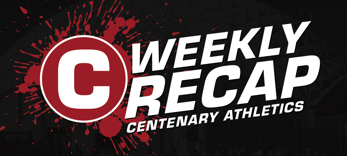 Centenary Athletics: Weekly Recap for Oct. 25-31