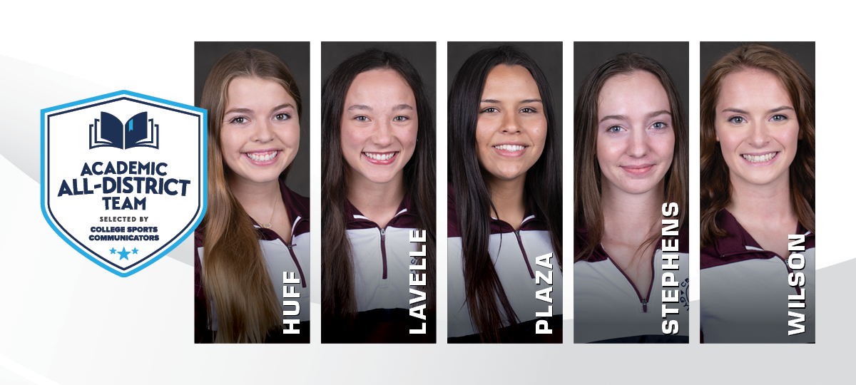 Five Ladies Named To CSC Academic All-District&reg; At-Large Team