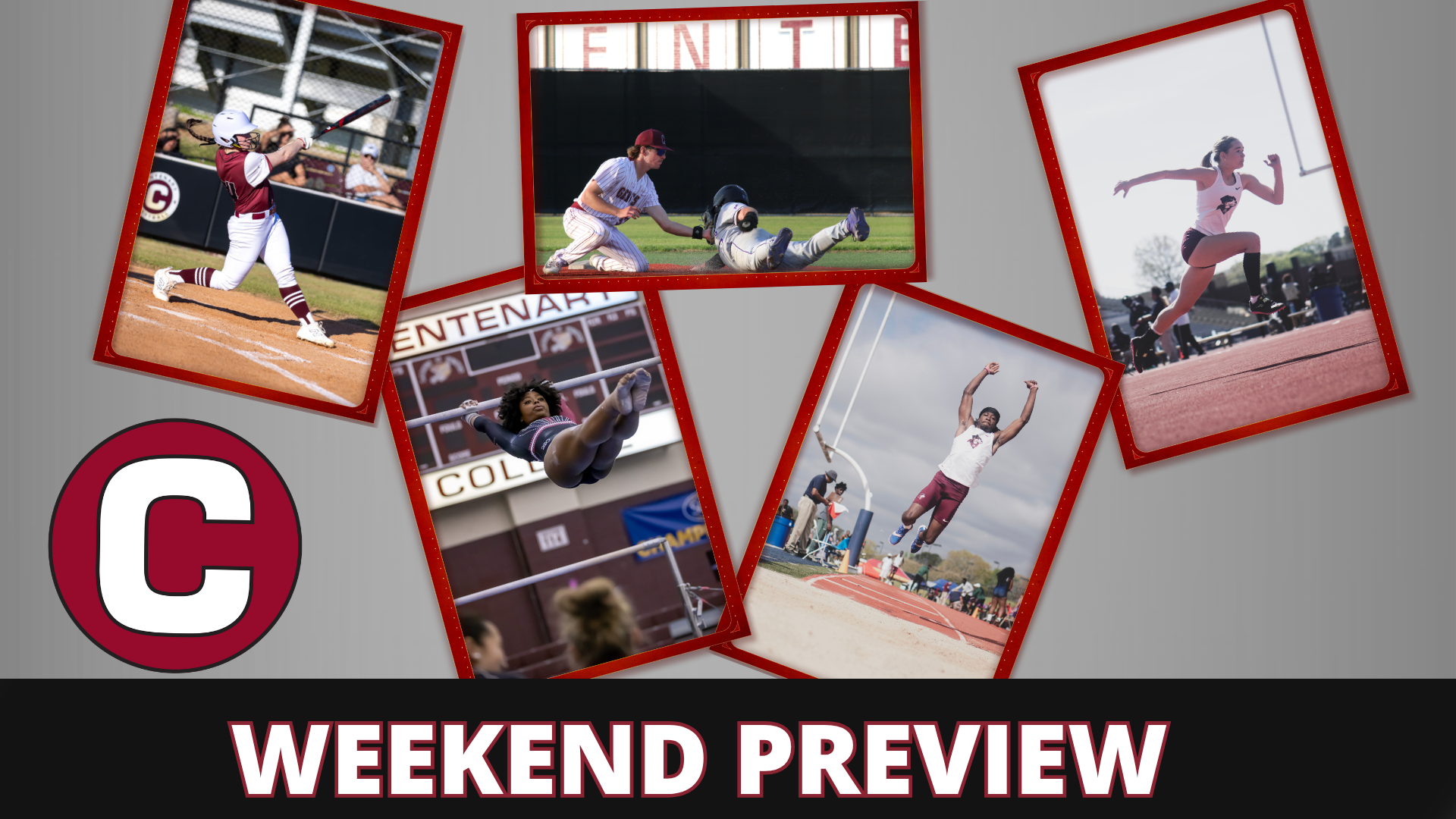 Centenary Athletics: Weekend Preview - March 27-29