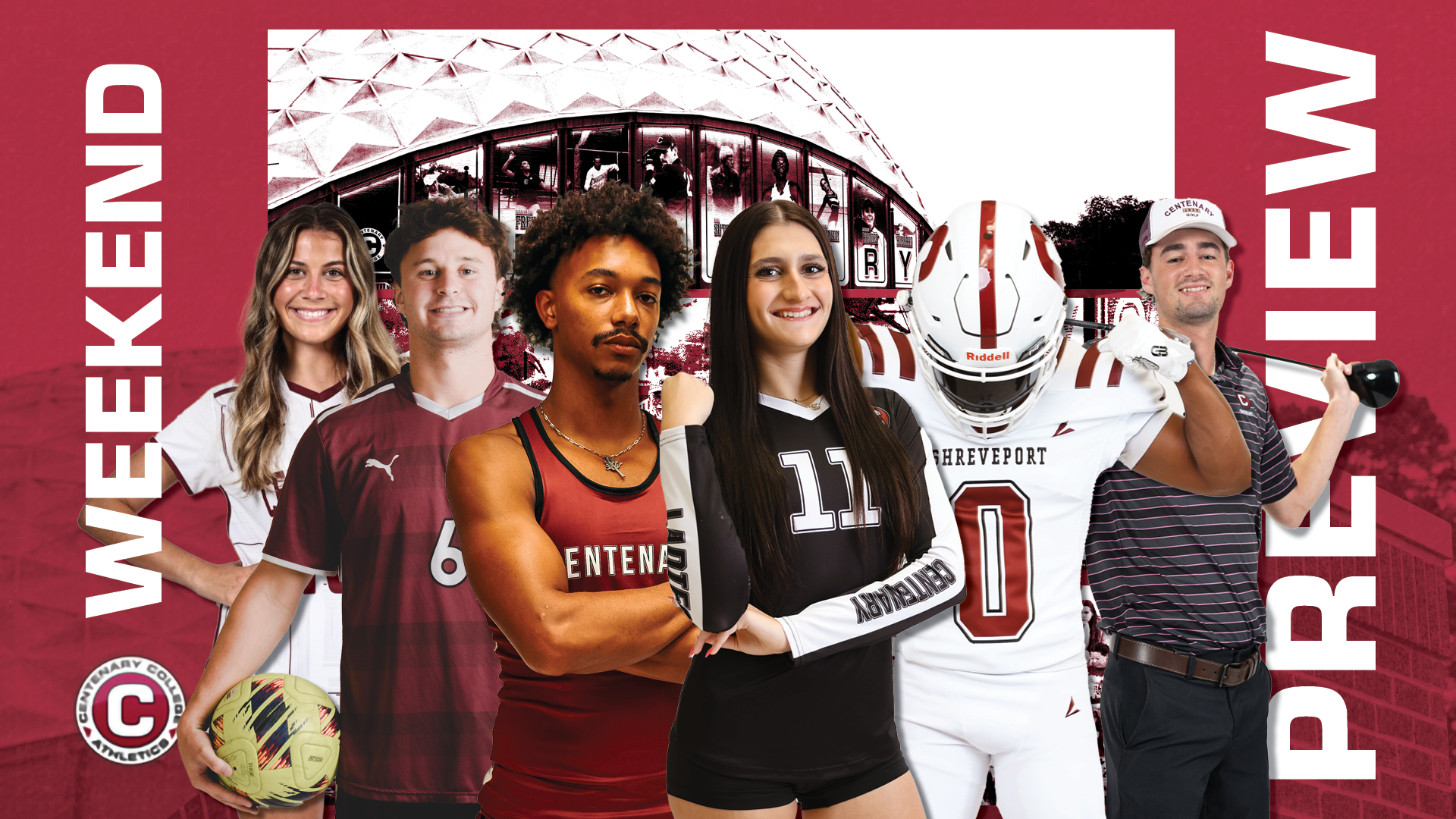 CENTENARY ATHLETICS WEEKEND PREVIEW - SEPT. 12-14