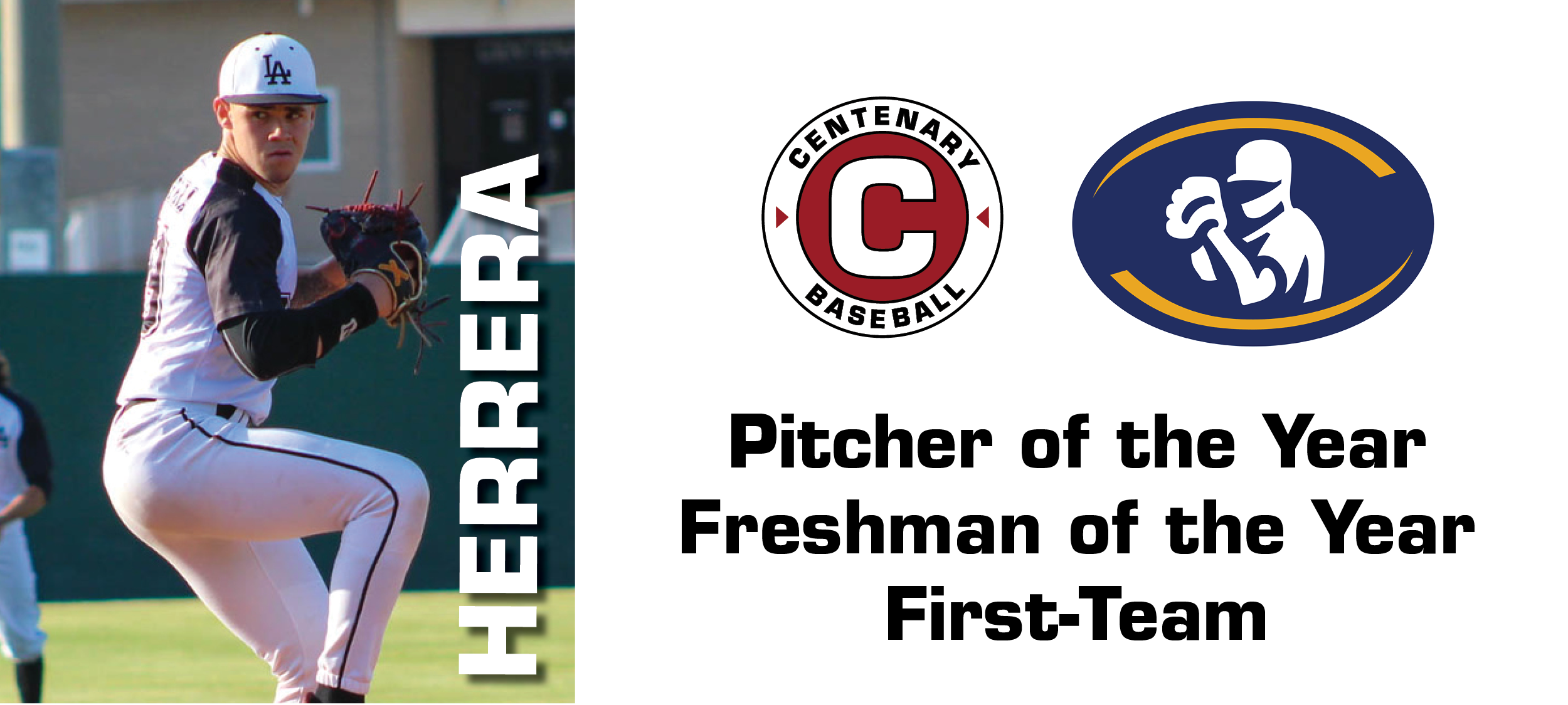Tyler Herrera picked up two major individual awards and first-team all-conference honors on Friday.