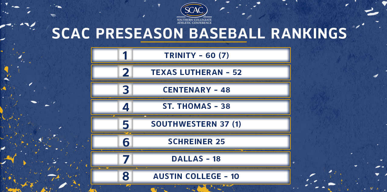 Diamond Gents Picked Third In SCAC Preseason Poll