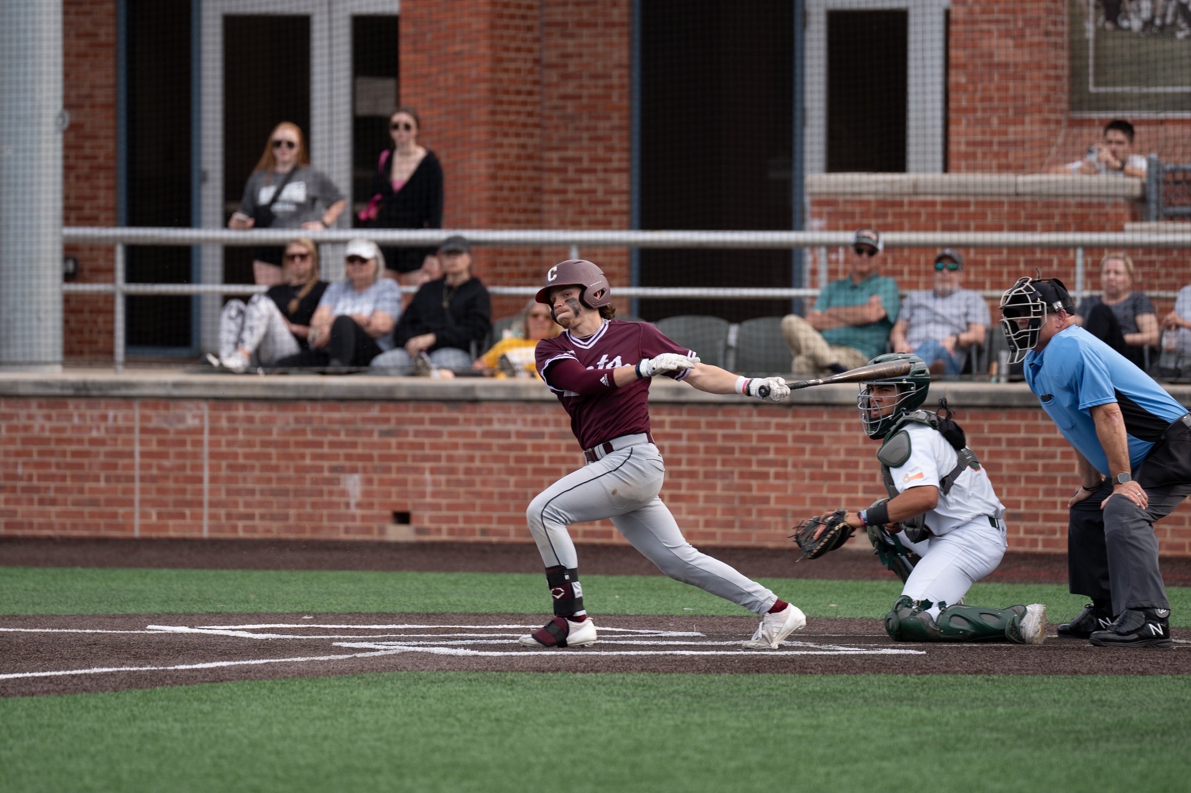 The Diamond Gents split a DH with LeTourneau on Tuesday at home.