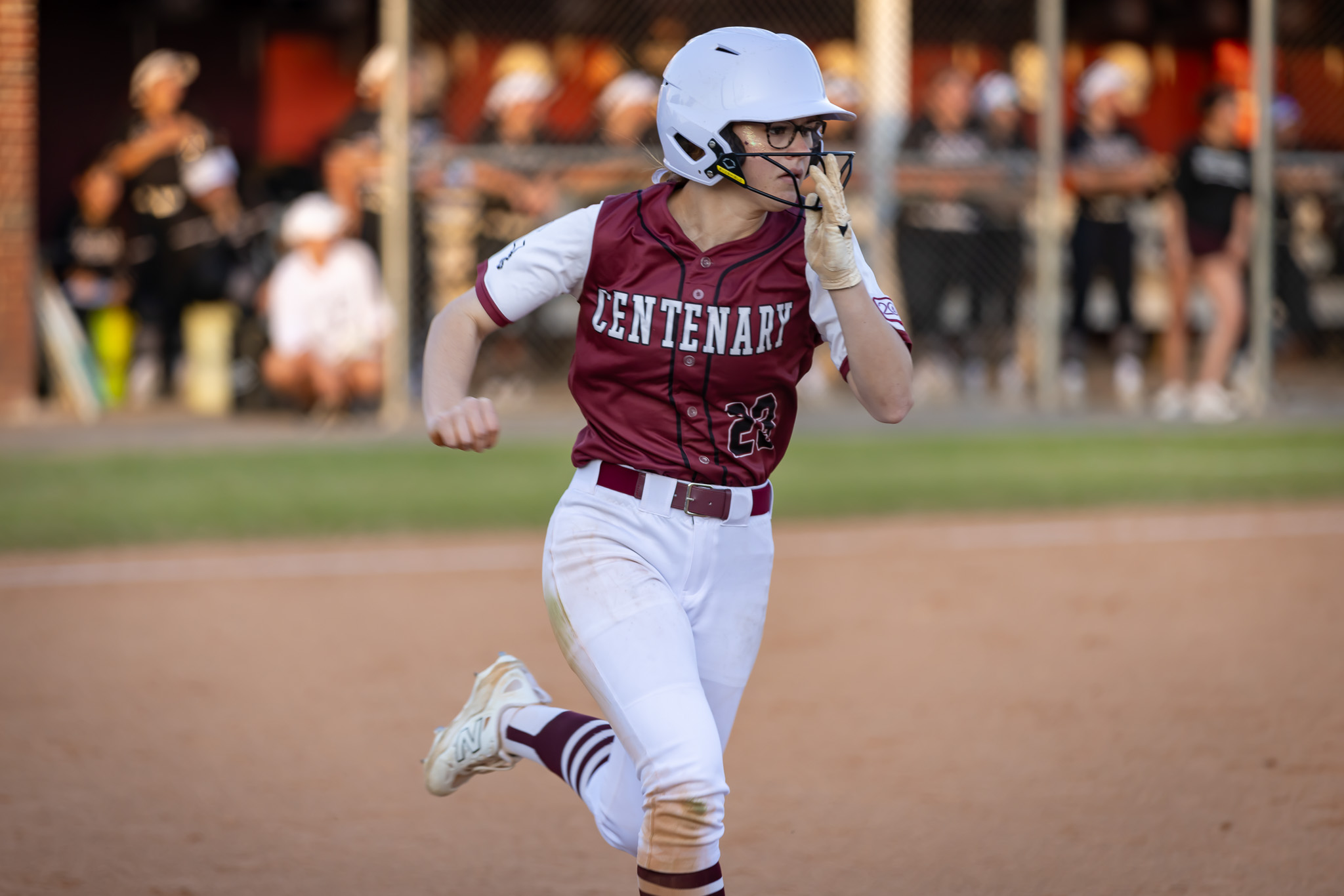 Junior CF Noelle Sandmann and the Ladies face Howard Payne in a DH on Tuesday.

PHOTO: Calvin Hearns