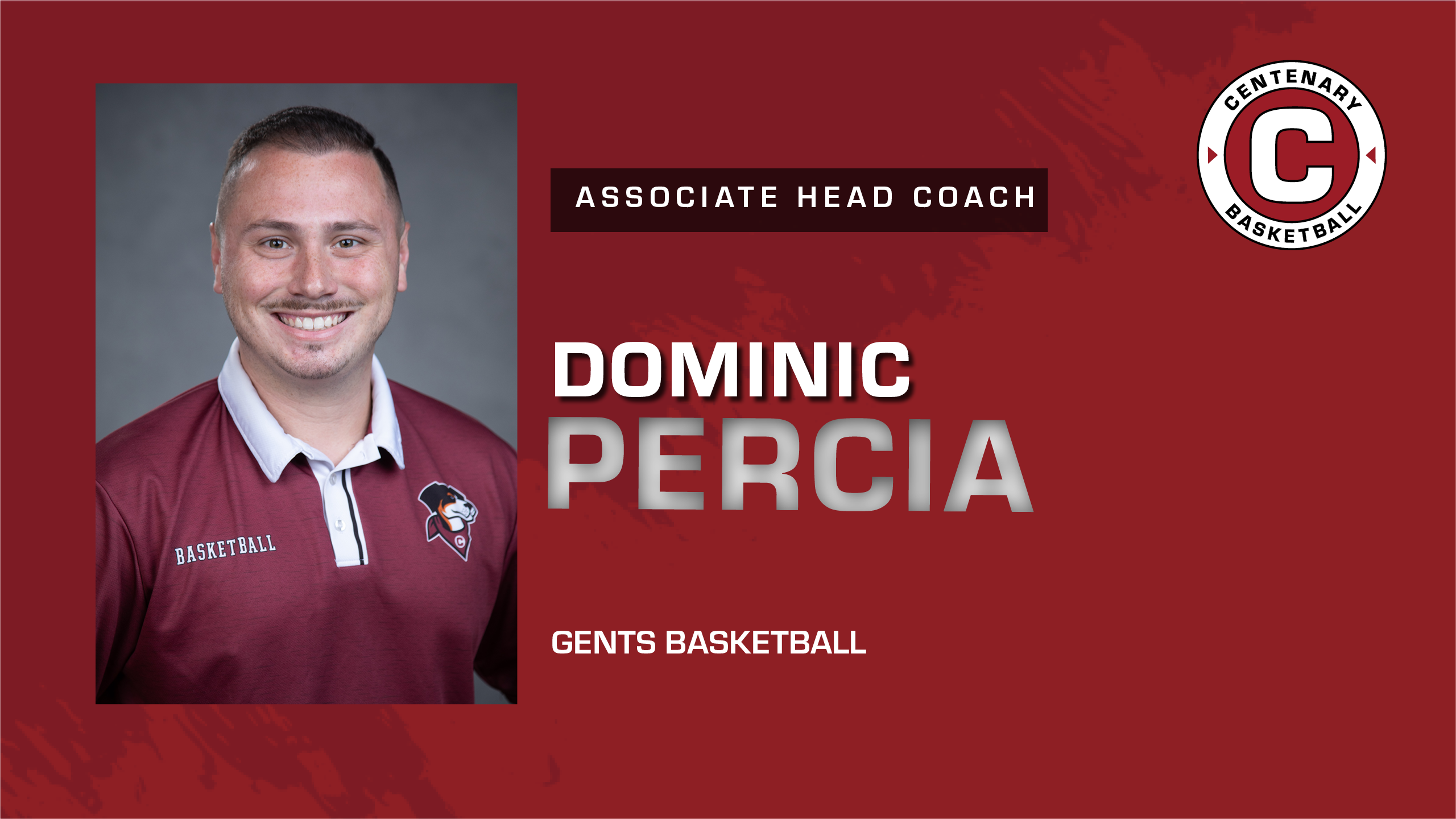 Dominic Percia Promoted To Associate Head Coach Of Gents Basketball