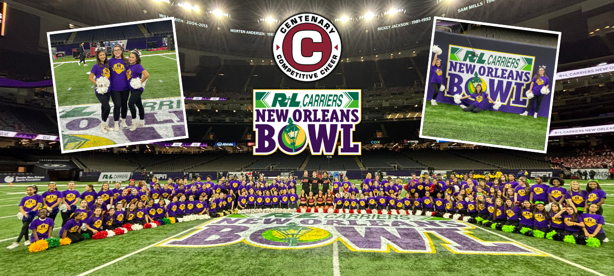 Three Members Of Competitive Cheer Enjoy Moment At R+L Carriers New Orleans Bowl