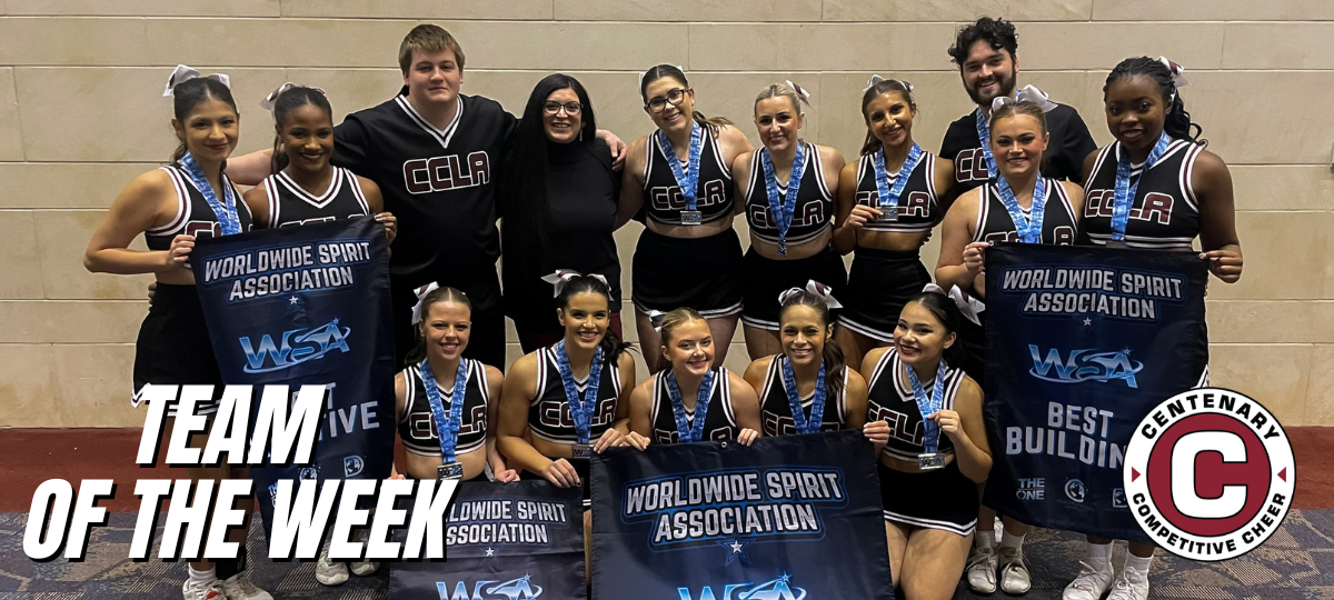 Competitive Cheer Selected as "Team of the Week"