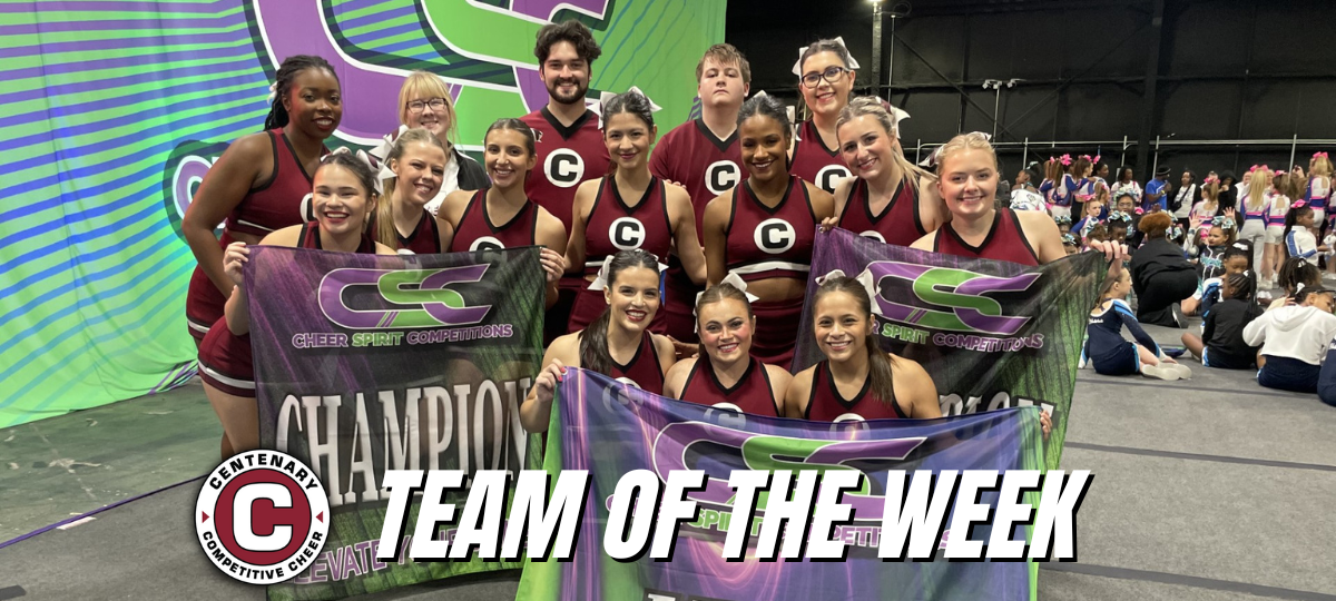Competitive Cheer Selected as "Team of the Week"