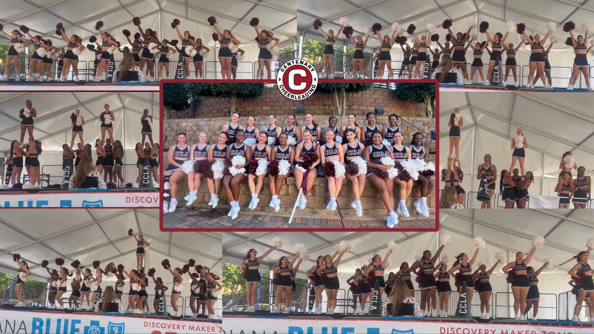 Cheer Team Performs At Red River Revel