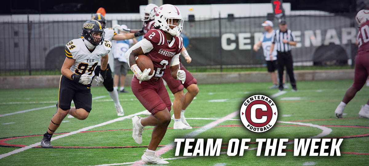 Football Selected as "Team of the Week"