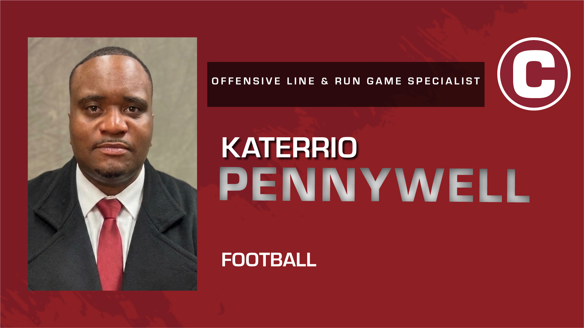Katerrio Pennywell Sr. Joins Football Staff As Offensive Line Coach/Run Game Specialist