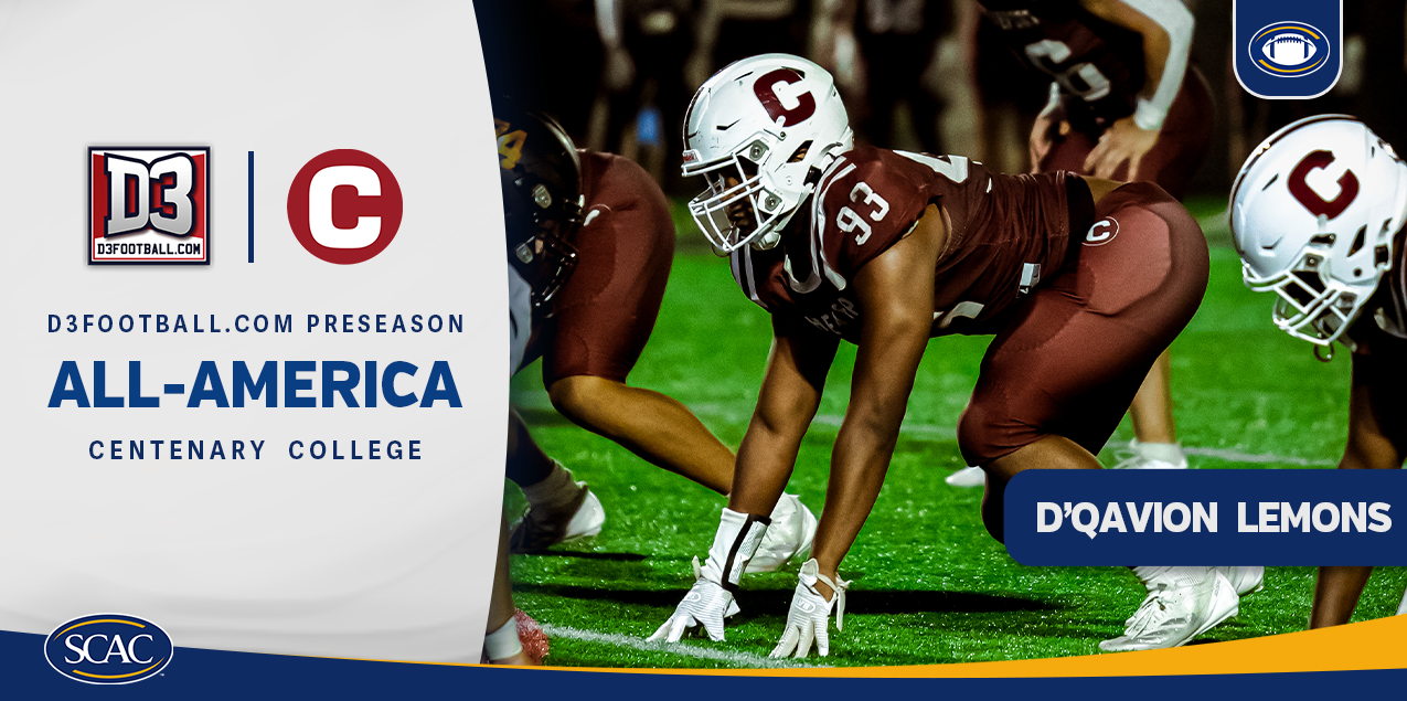 D'Qavion Lemons Named To 2025 D3football.com Preseason All-America Team
