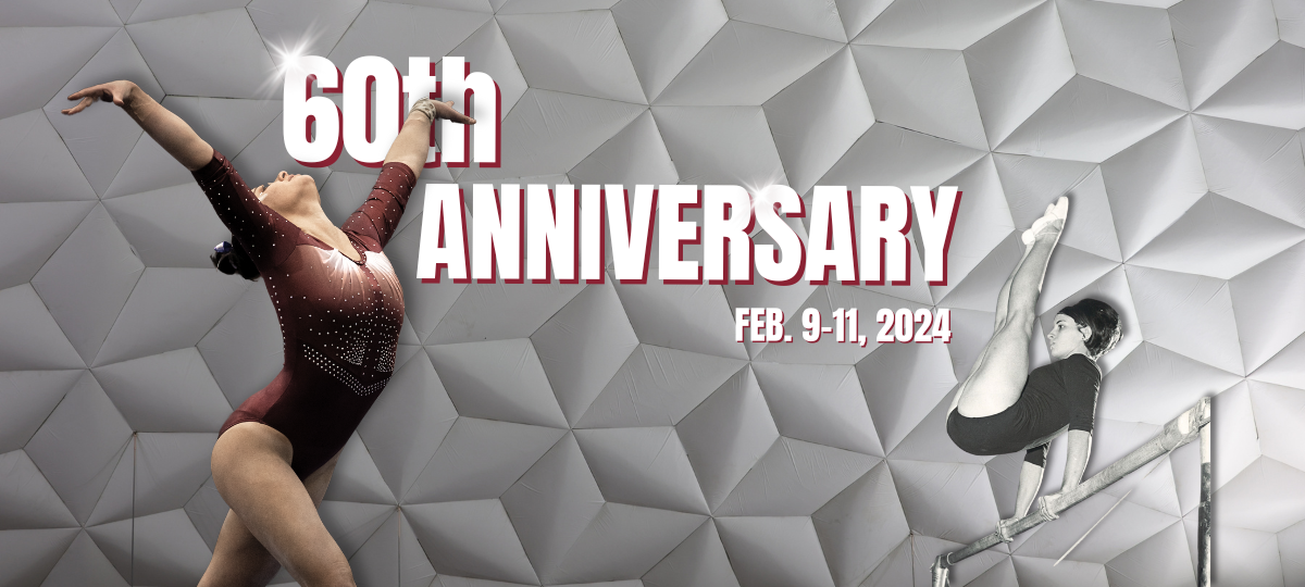 The Centenary gymnastics team will host a pair of meets this weekend in what promises to be a very special time for the program as it celebrates 60 years of the sport on campus.
