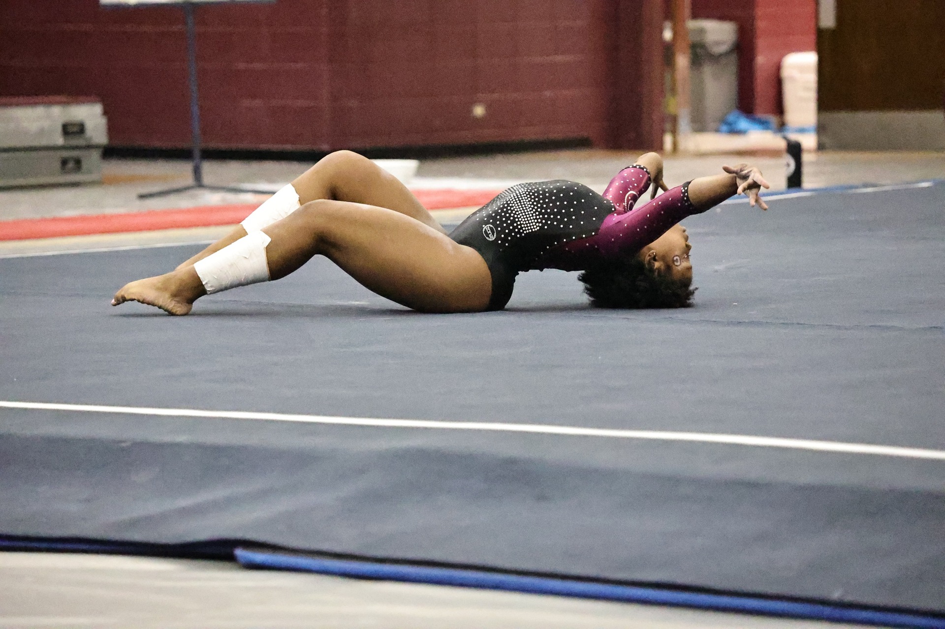 Junior Olivia Williams (Cape Coral, Fla.) recorded a career-high 9.80 on floor in Sunday's meet.