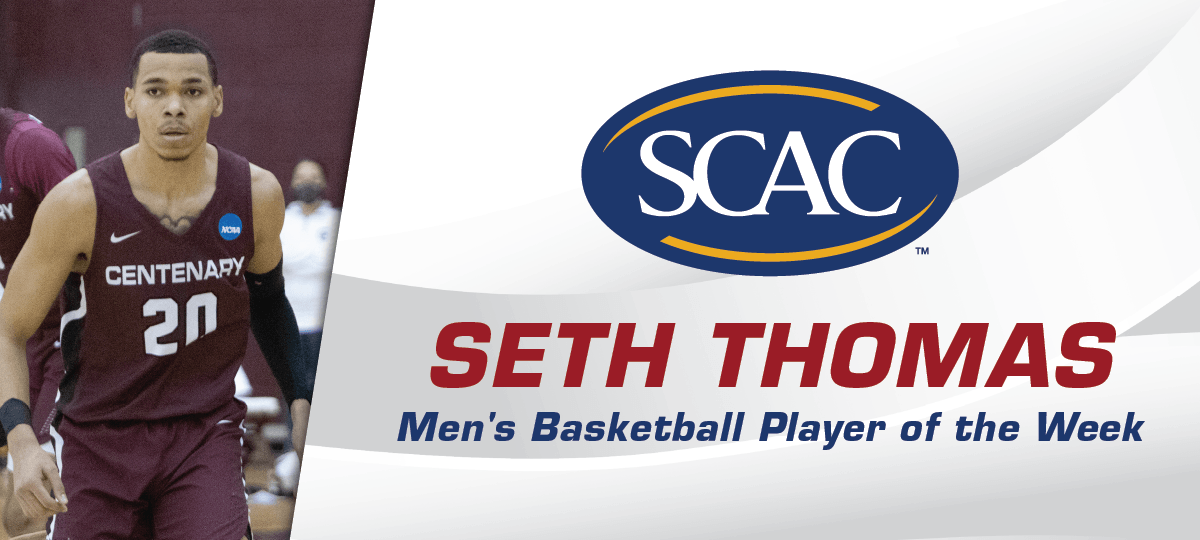 Seth Thomas Named SCAC Men&rsquo;s Basketball Player of the Week&nbsp;