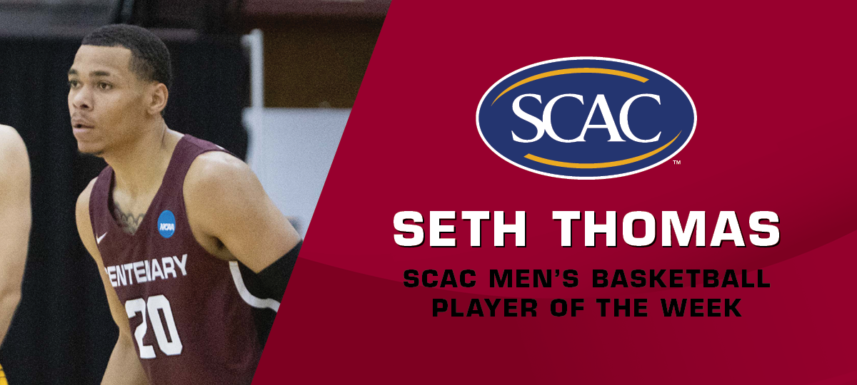 Seth Thomas Named SCAC Men&rsquo;s Basketball Player of the Week