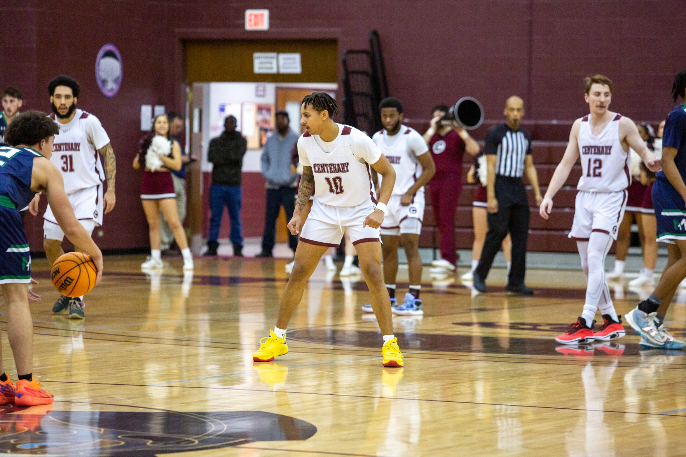 Senior G Jalen Behr scored 14 points in the Gents' loss on Tuesday night.