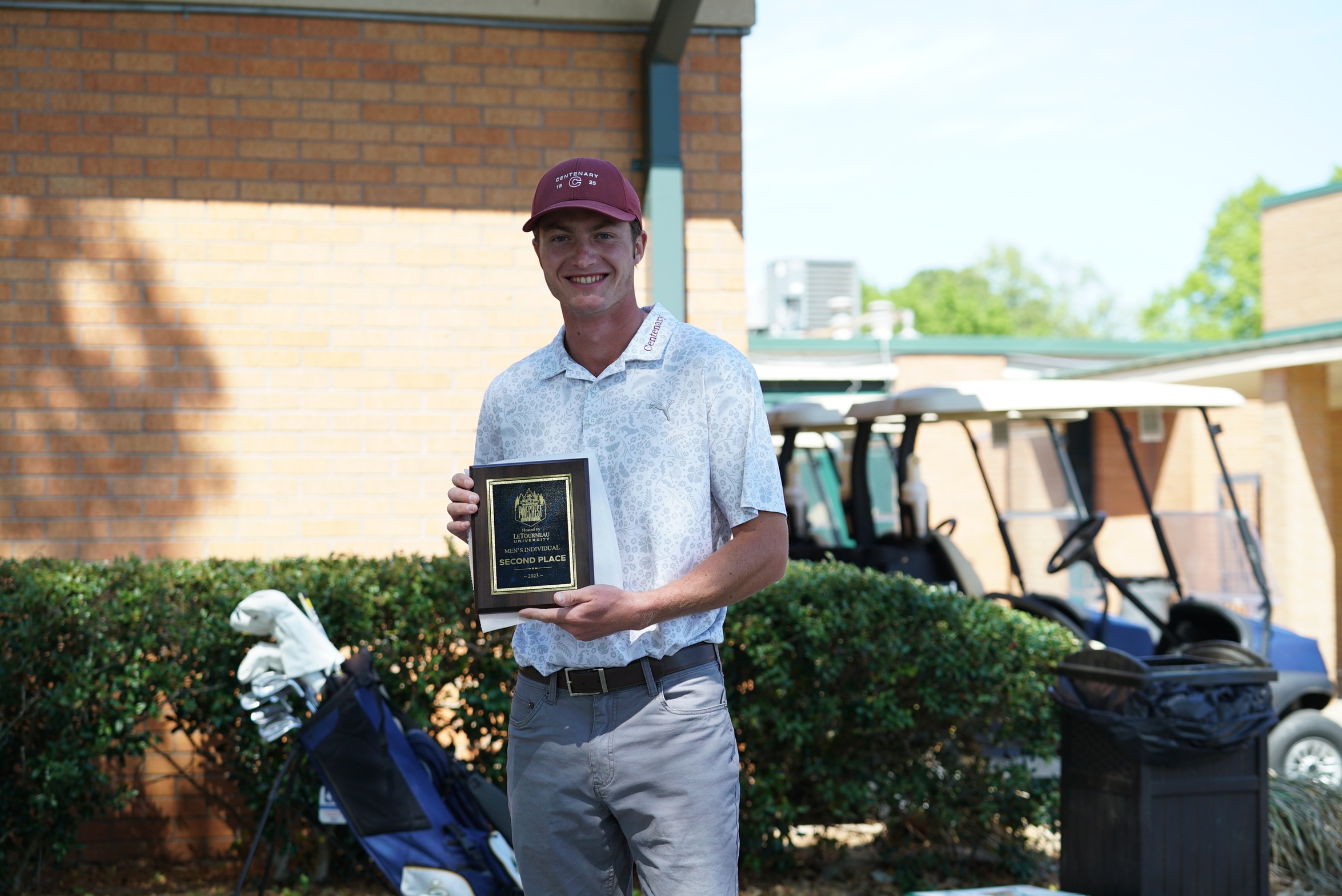 Junior Andrew Bennett earned the best finish of his career this week.