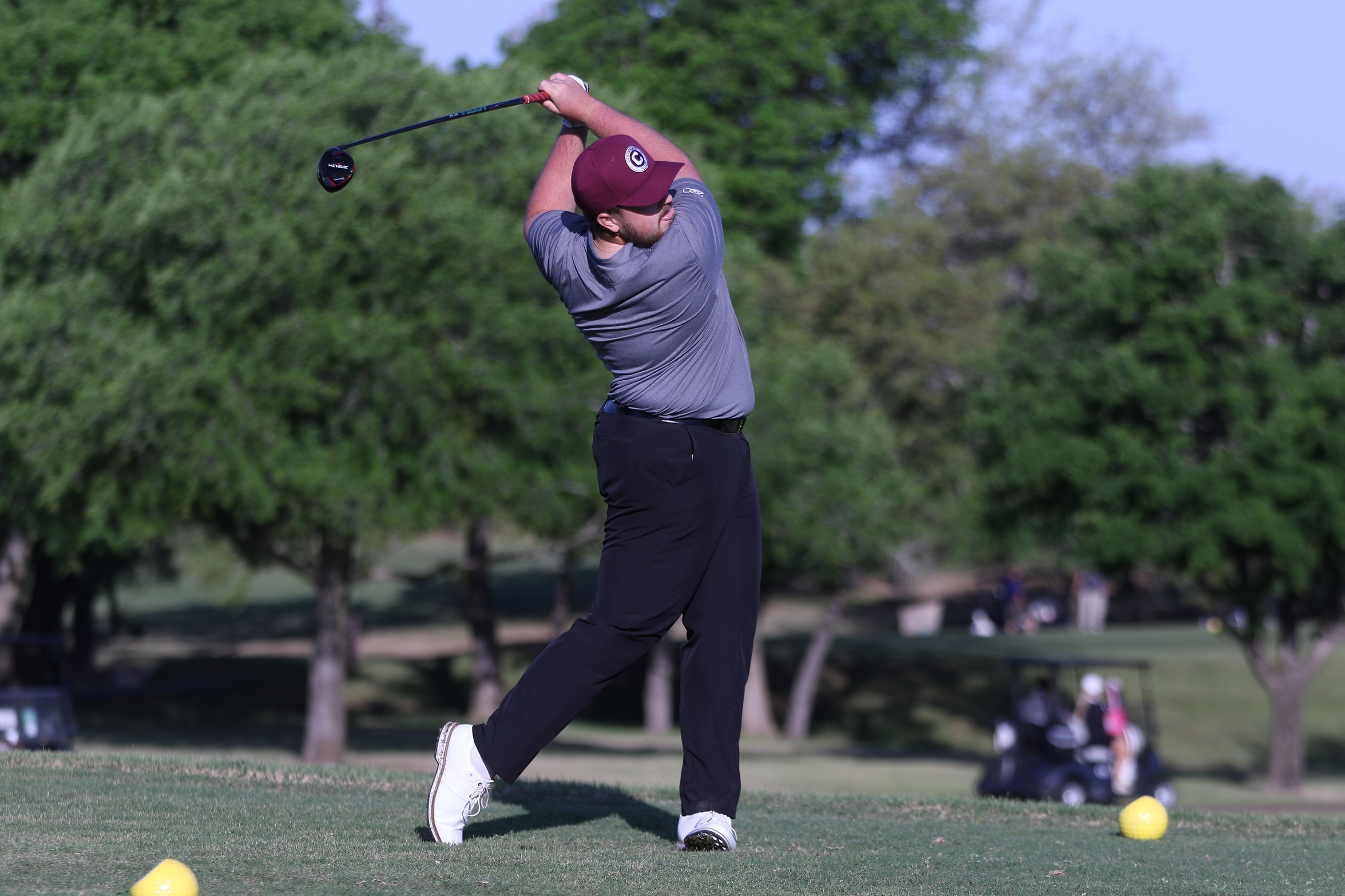 Ryder Briggs and the Gents are ninth headed to Tuesday's final round of the SCAC Championships.