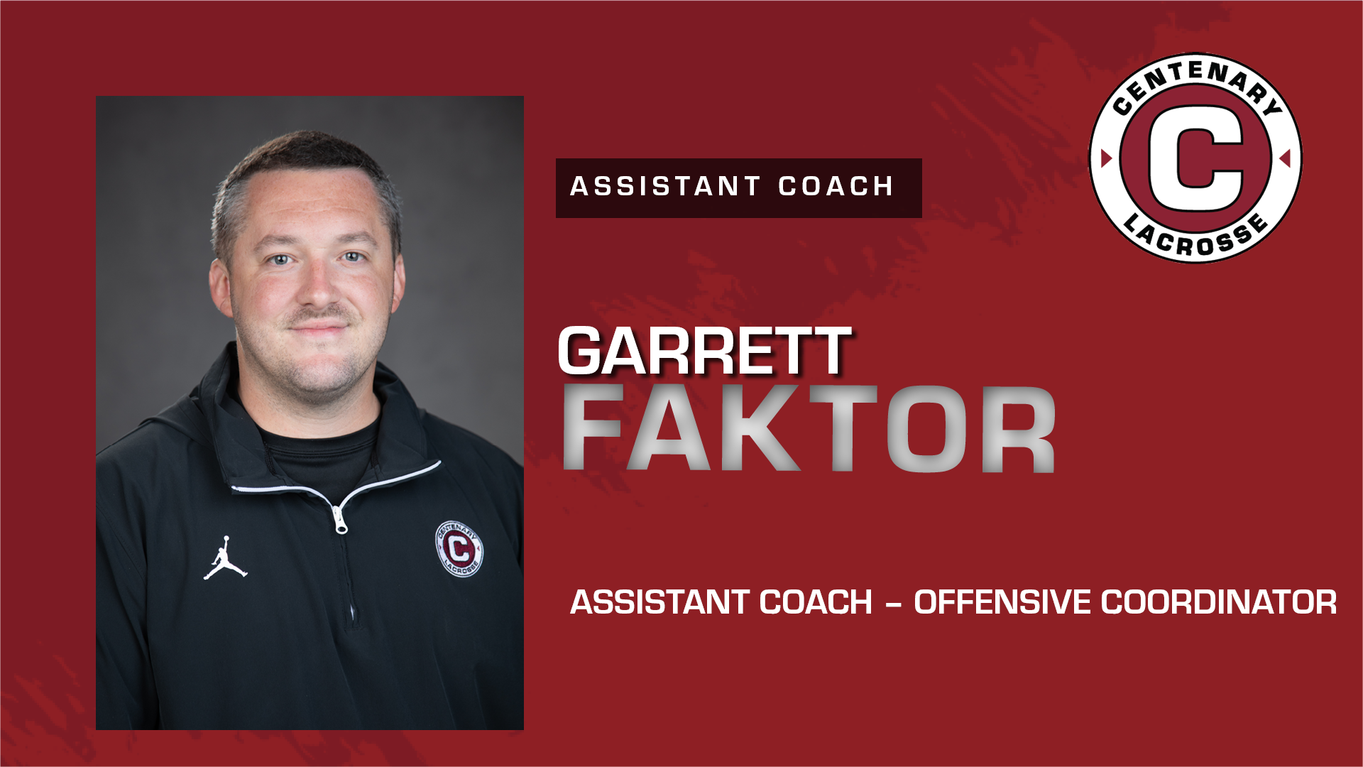 Garrett Faktor Promoted To Full-Time Assistant Coach And Offensive Coordinator