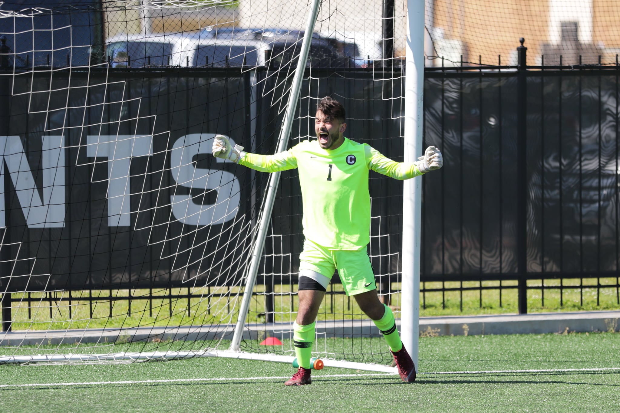 Senior GK Sami Borchalli put his name in the record books on Sunday.