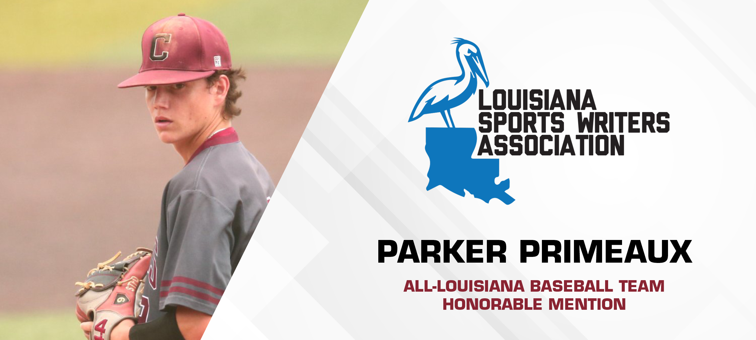 Parker Primeaux Earns Honorable-Mention All-Louisiana Honors