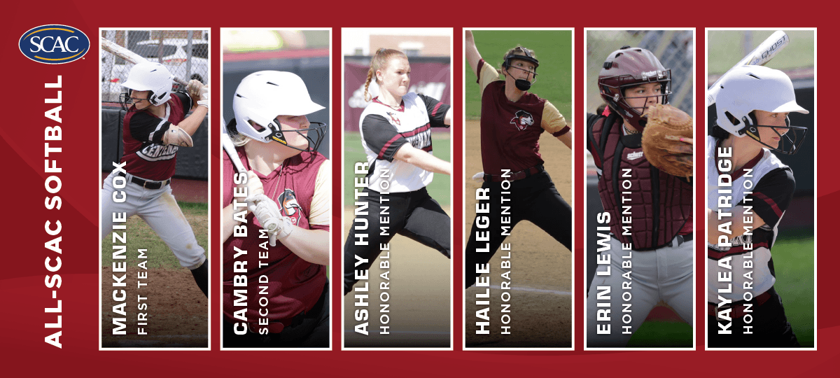 Six Ladies Earn Spots On All-SCAC Team