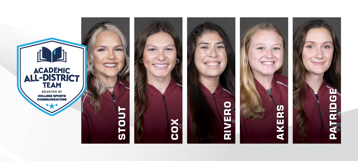 Five Ladies were named to the prestigious academic team.