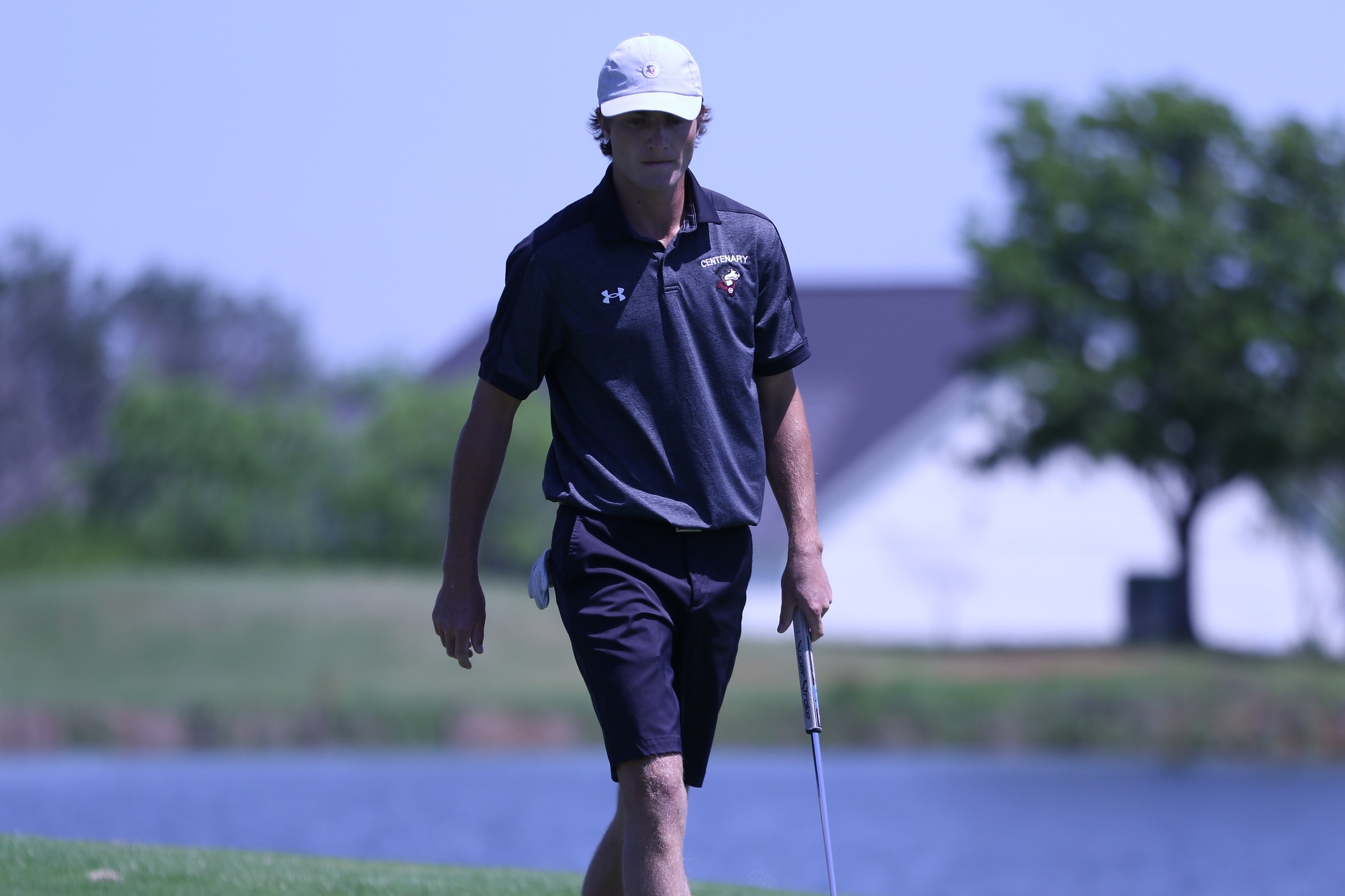 Senior Andrew Bennett is the individual leader after one round of the SCAC Championships.