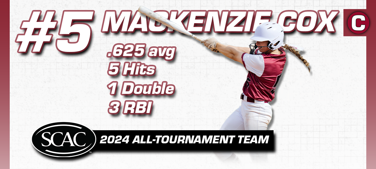 Mackenzie Cox Named To SCAC All-Tournament Team