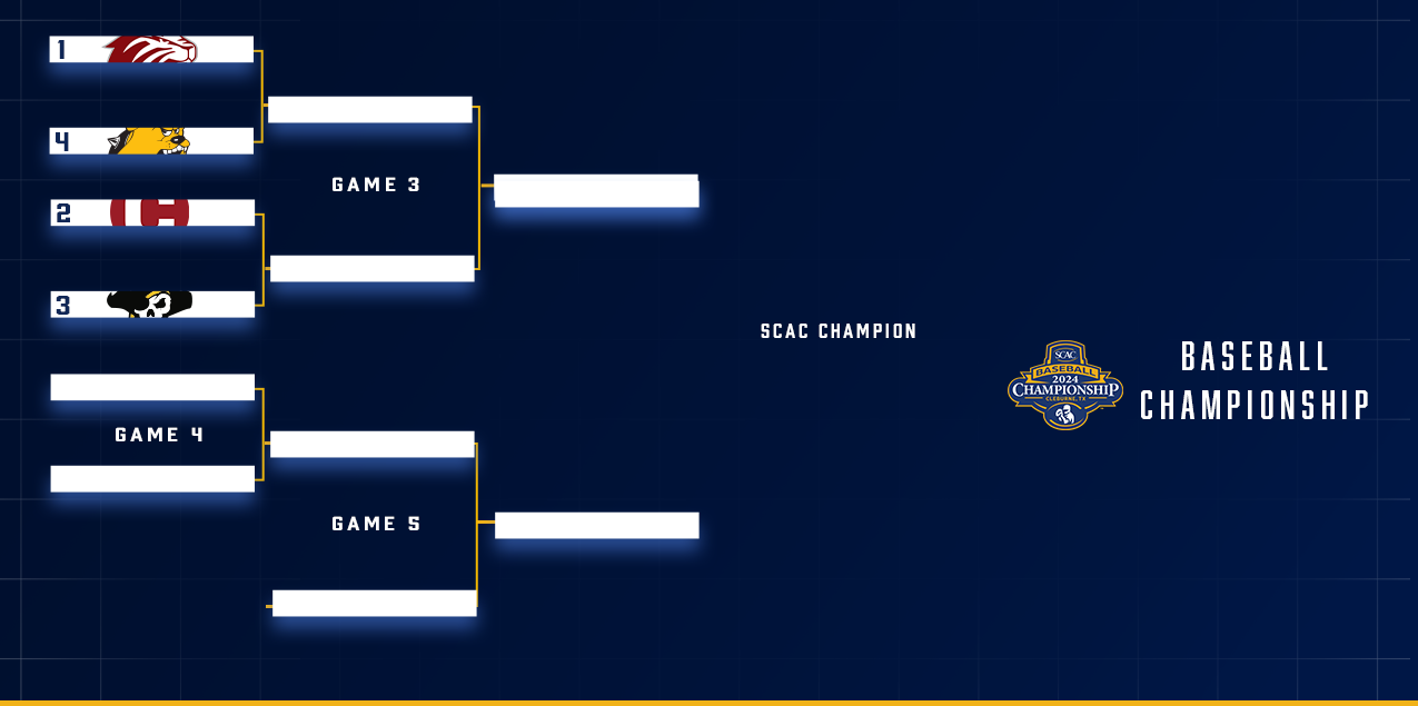 SCAC Announces 2024 Baseball Tournament Bracket