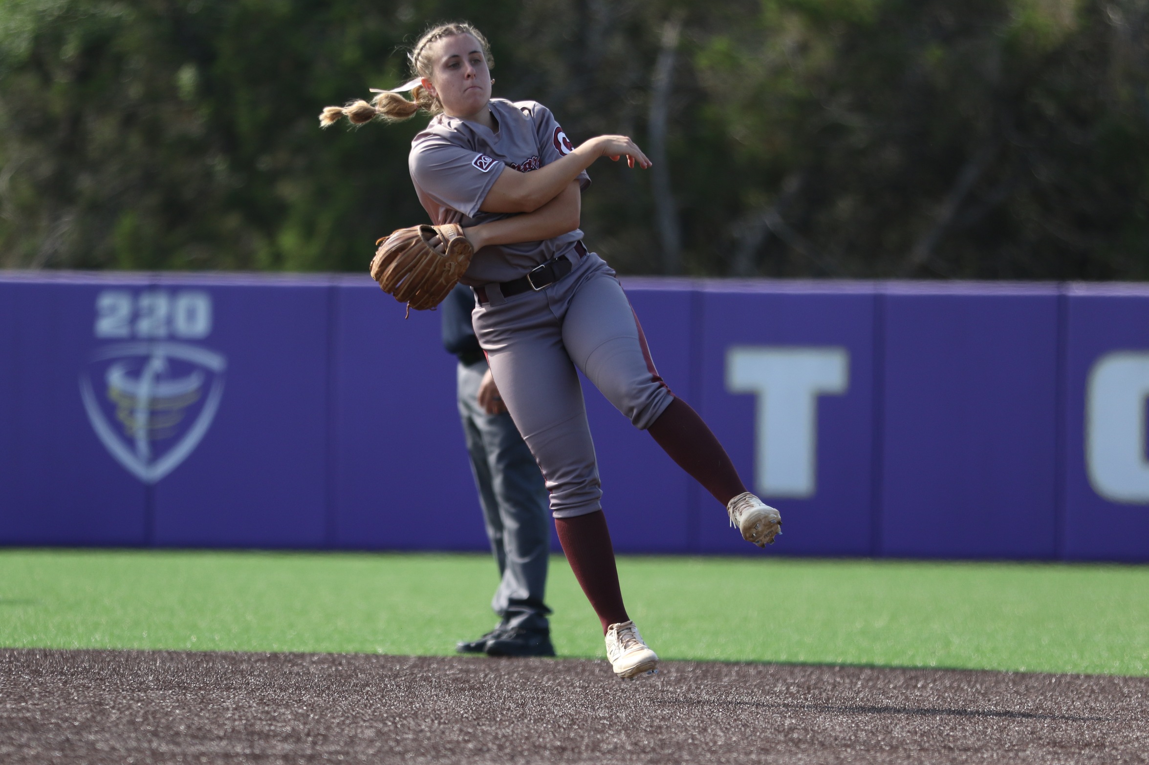 Junior 2B Catherine Stokes had the game-winning hit for the Ladies on Sunday against Trinity.