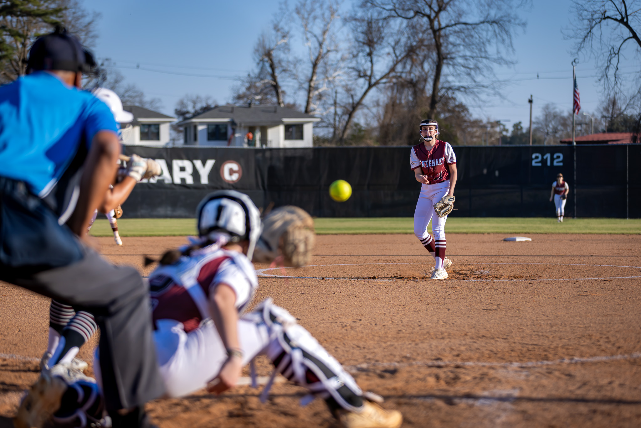 Senior P/OF Alexis Roach (Pineville, La.) and the Ladies opened SCAC play on Thursday with a pair of run-rule wins.

PHOTO: Calvin Hearns