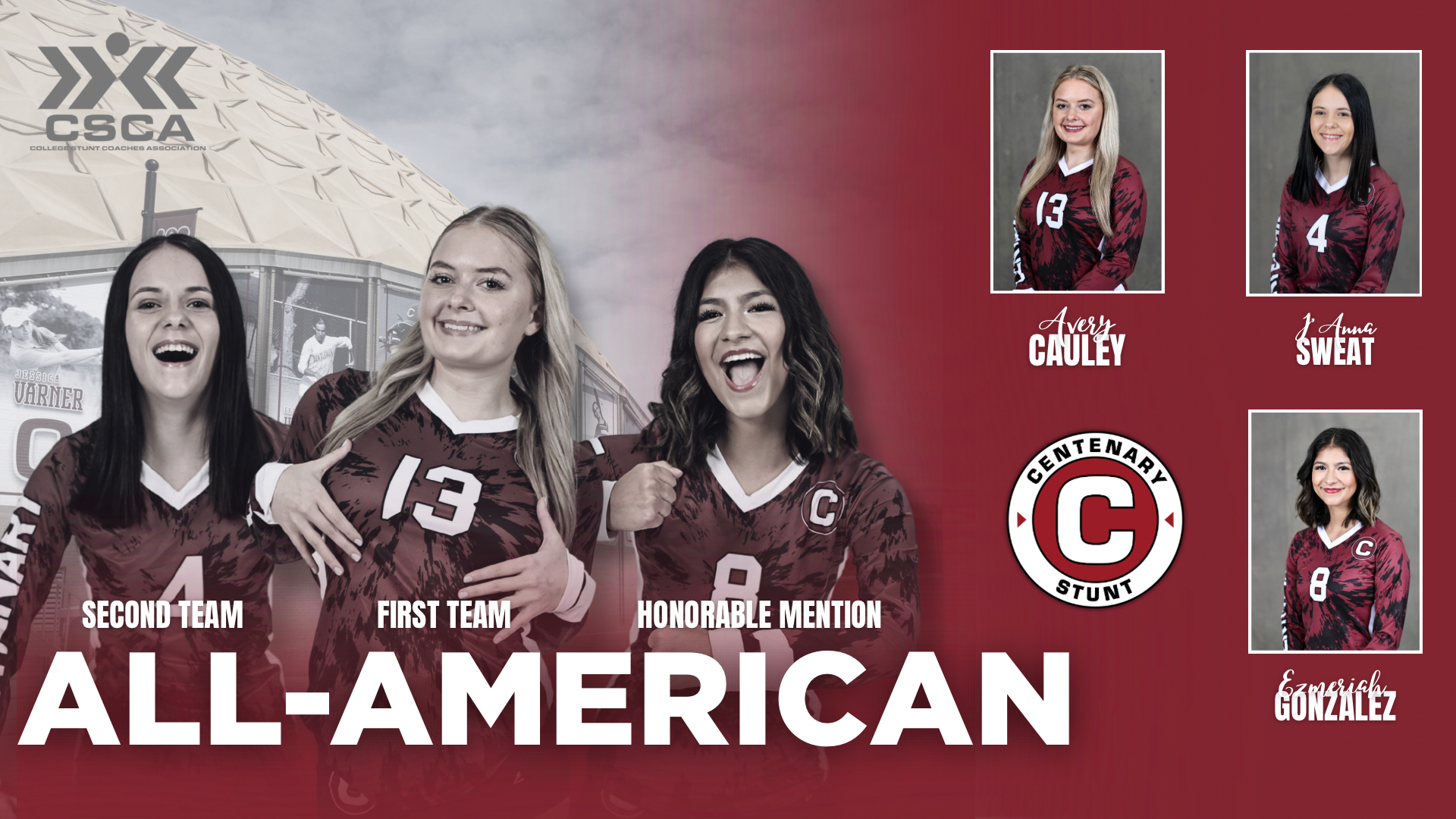 Three Ladies Named CSCA All-Americans
