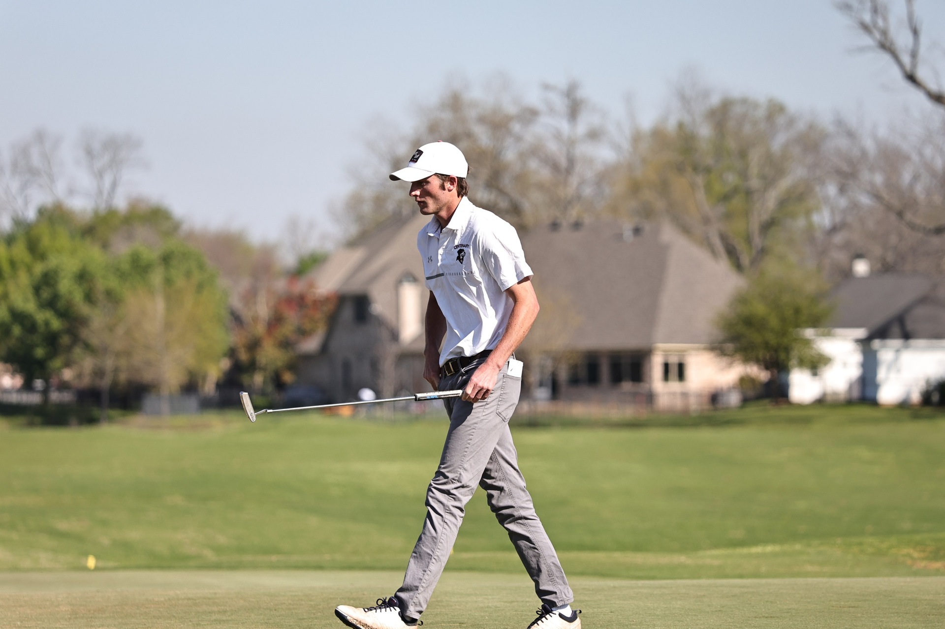 Senior&nbsp;Andrew Bennett&nbsp;(Bossier City, La.) tee off in the Space City Classic on Monday to open their spring season.