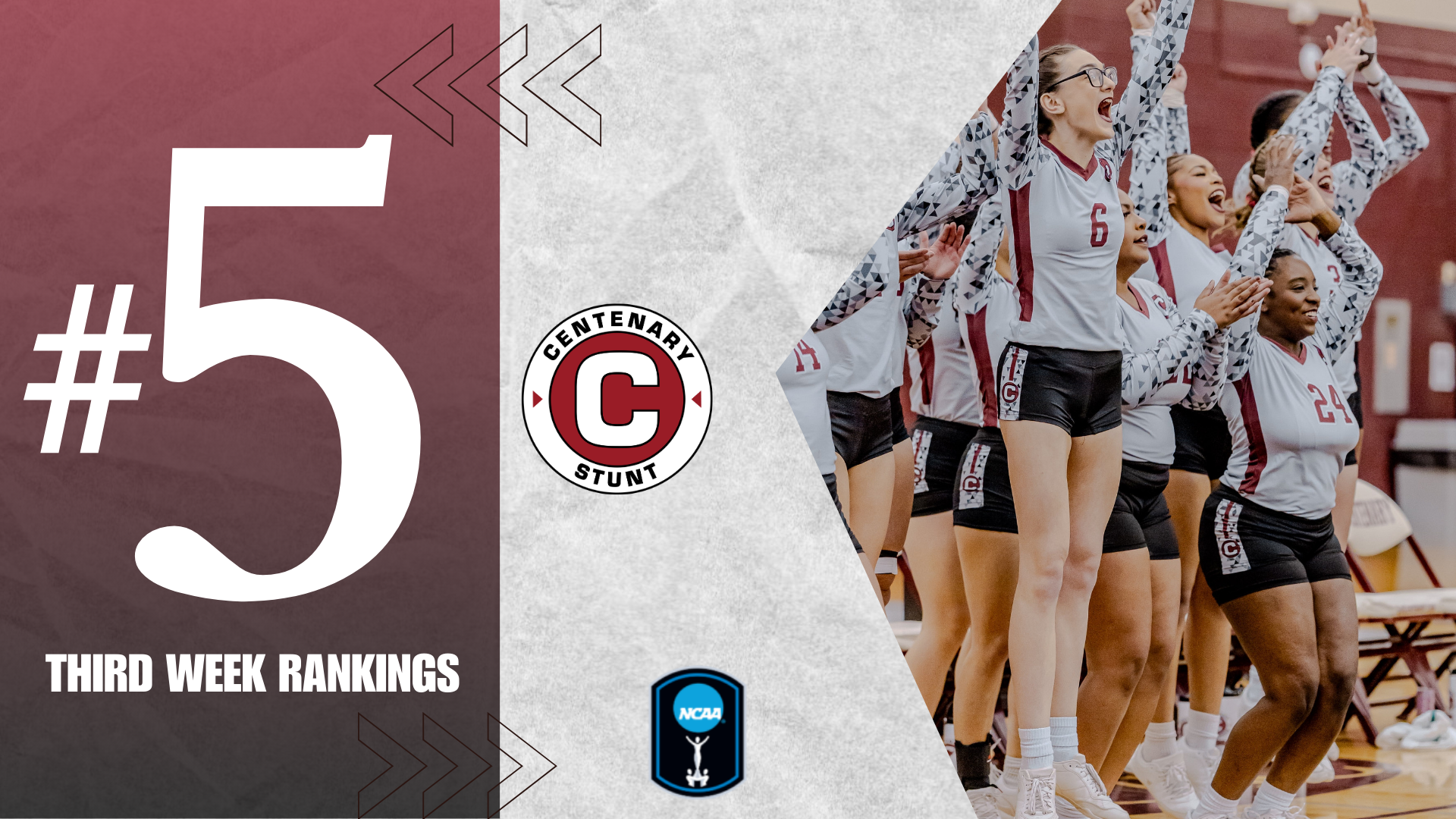 STUNT Remains Fifth In Third Regular-Season Poll