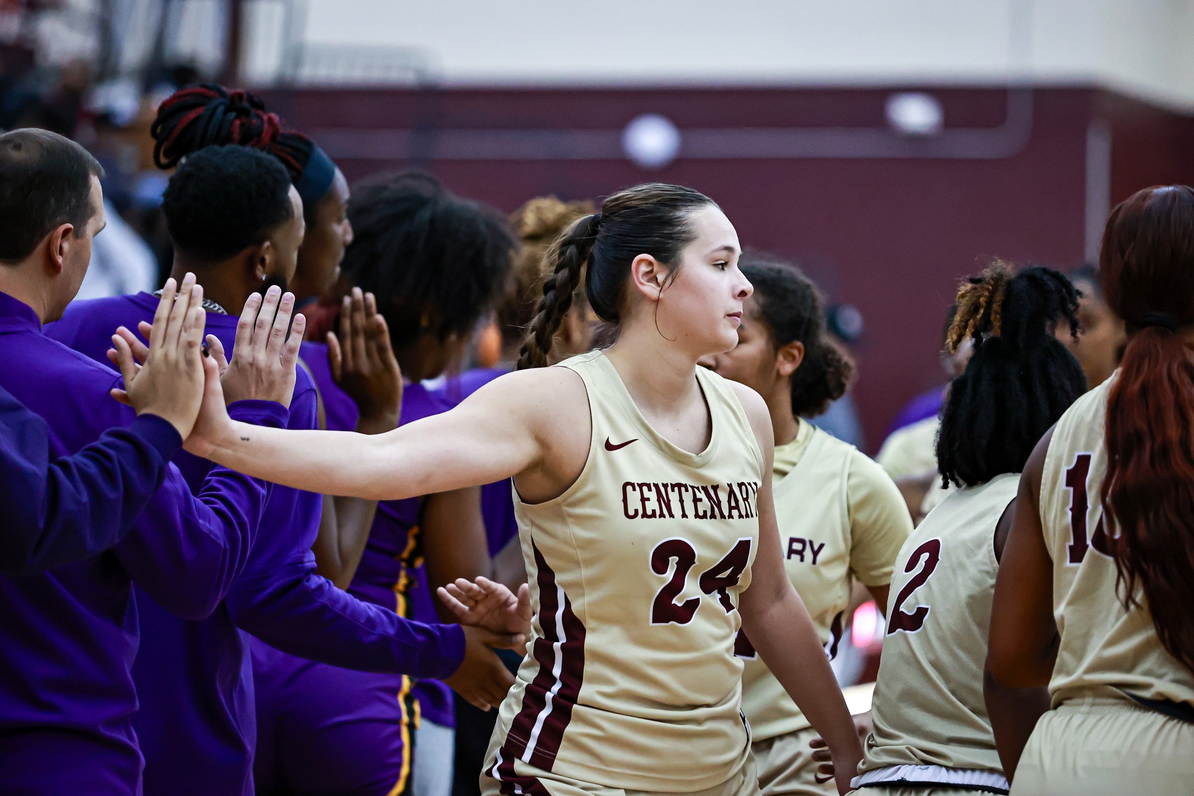 Senior F Amelia Bagwell finished her career for the Ladies on Sunday.