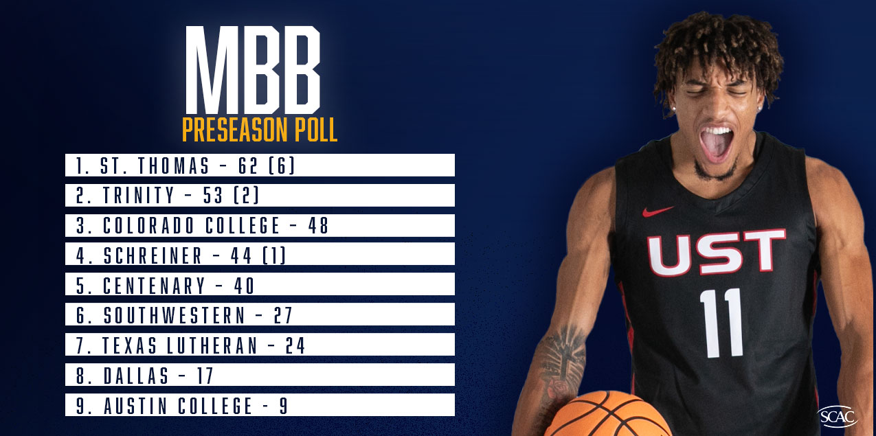 Gents Picked Fifth In SCAC Preseason Poll