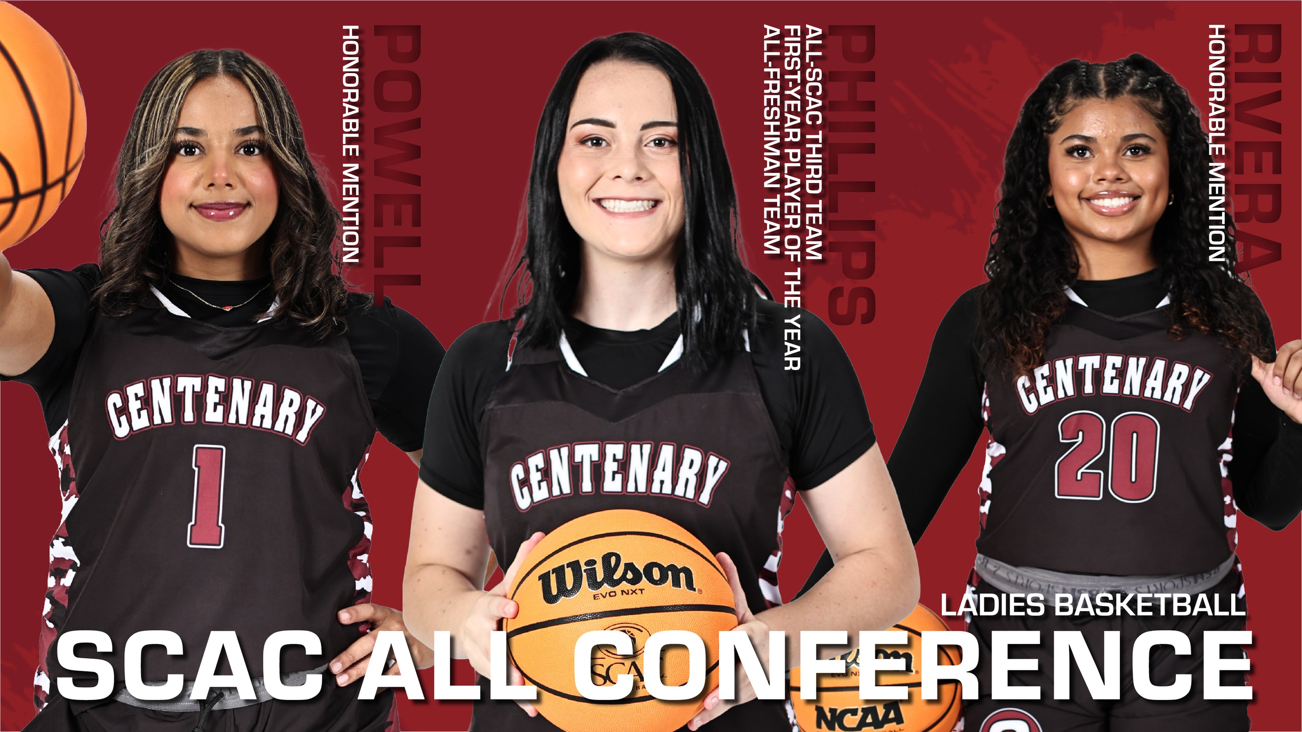 Phillips Named SCAC First-Year Player-of-the-Year As Three Ladies Named All-SCAC