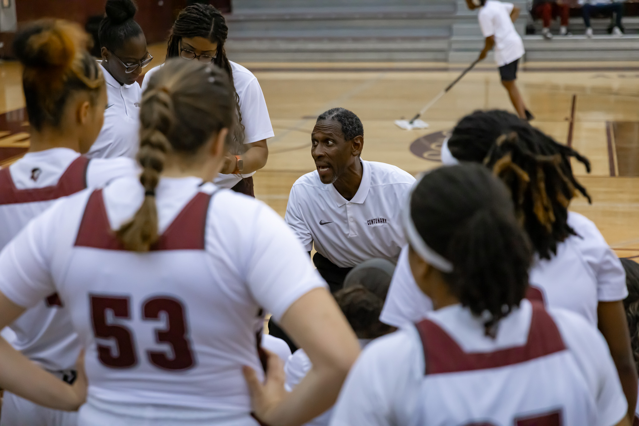 Head coach Rennie Bailey and the Ladies are back in action on Tuesday night at Wiley.

PHOTO: Calvin Hearns
