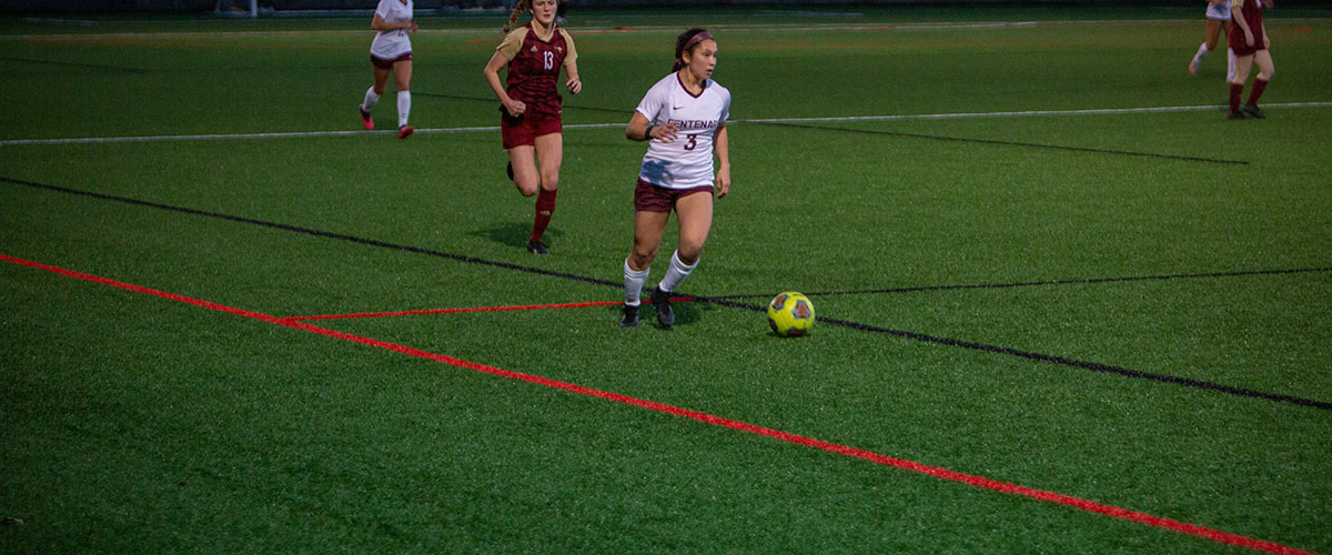Senior F Daisy Acosta scored the Ladies' lone goal on Wednesday night.