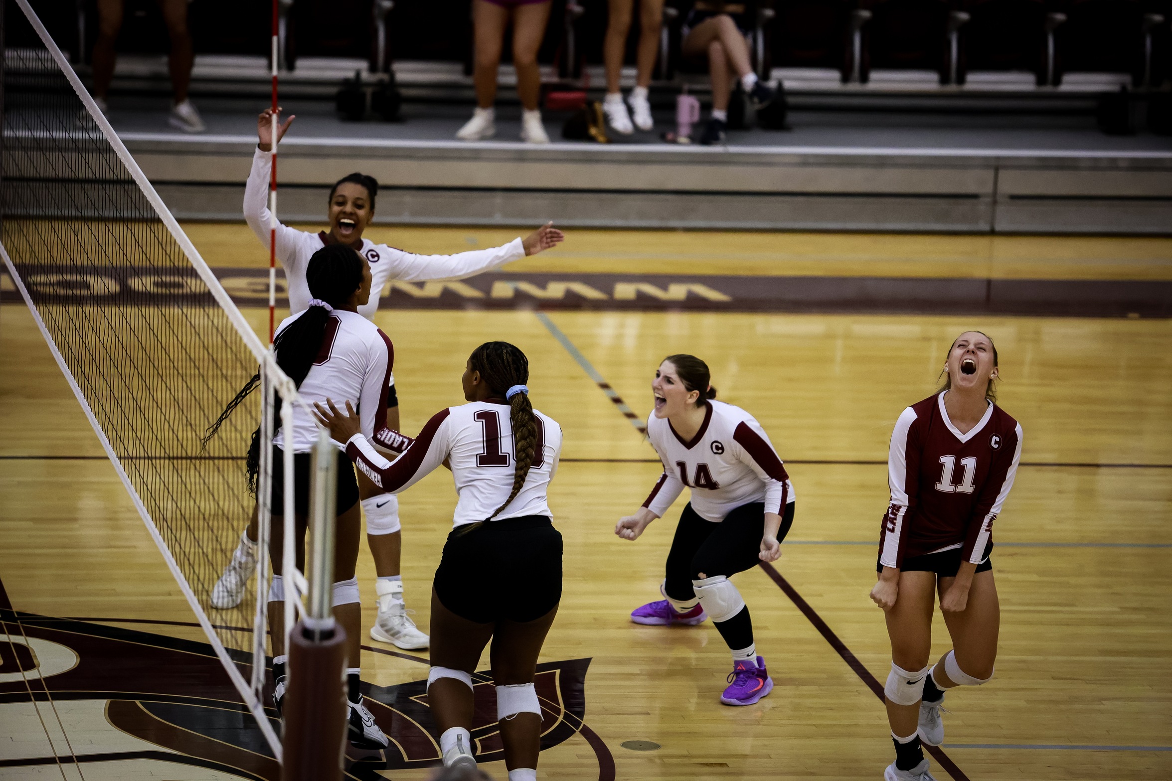 The Ladies won their first match of the season on Tuesday with a sweep over Wiley.

PHOTO: Isabell Gonzales