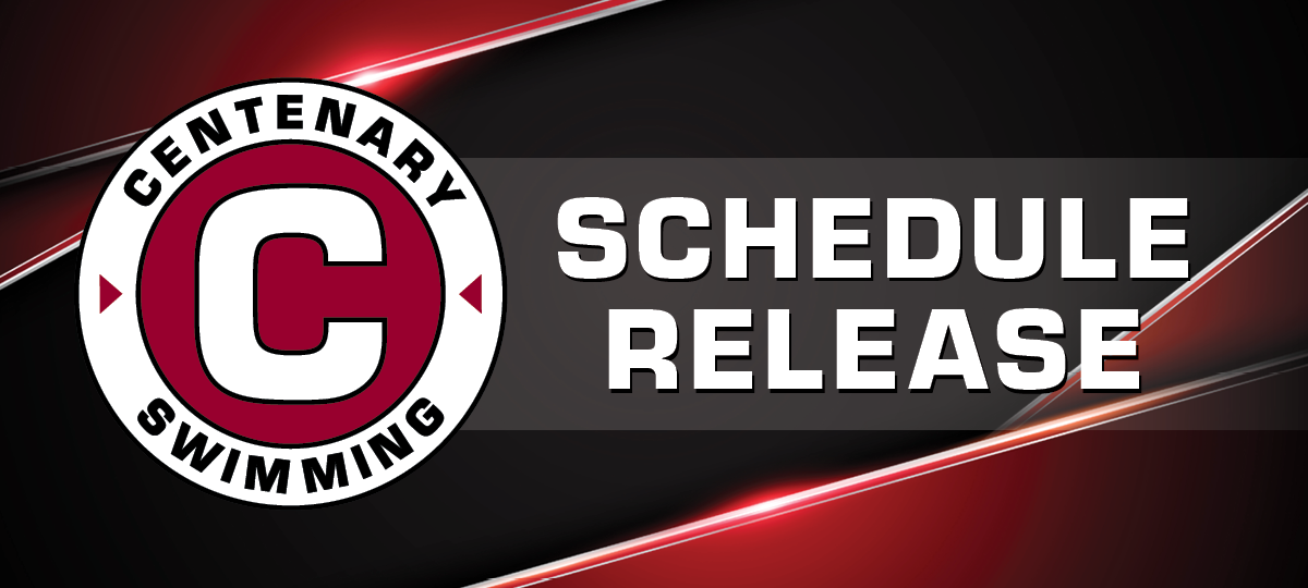 Centenary Swimming Announces 2022-23 Schedule