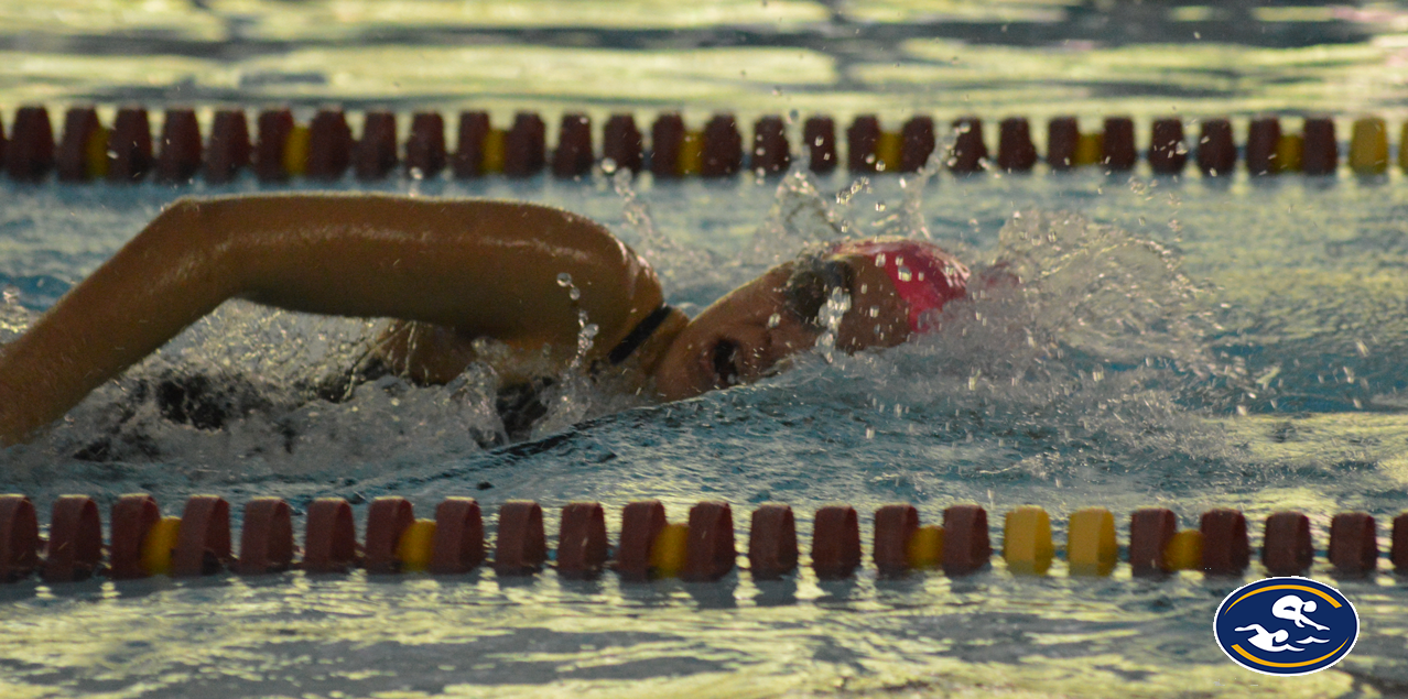 Sophomore Madeline Vacula picked up three individual wins on Saturday in the Ladies' season opener versus Ozarks.