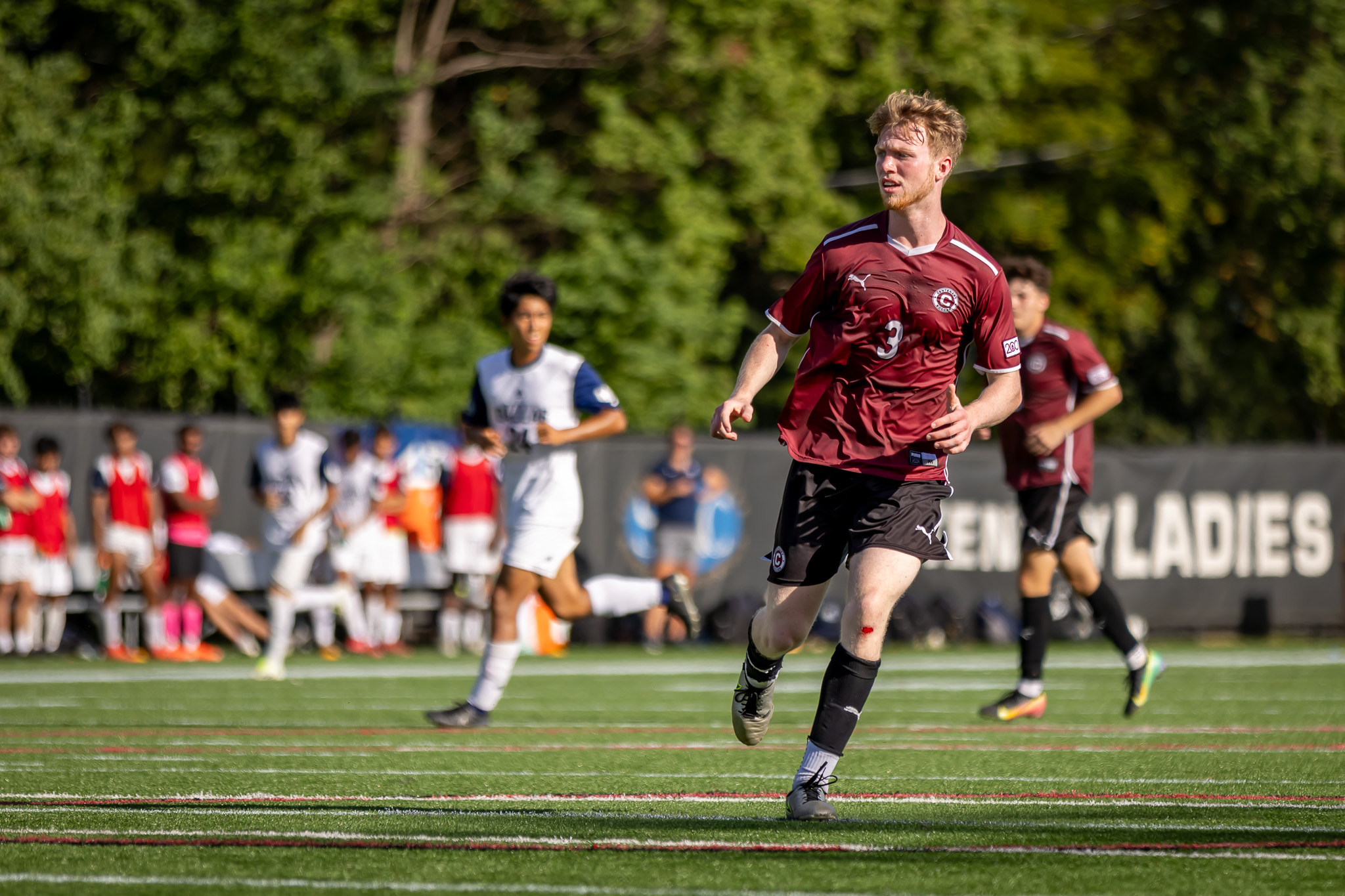 Aidan Miller and the Gents fell 3-0 at TLU on Friday night.

PHOTO: Calvin Hearns