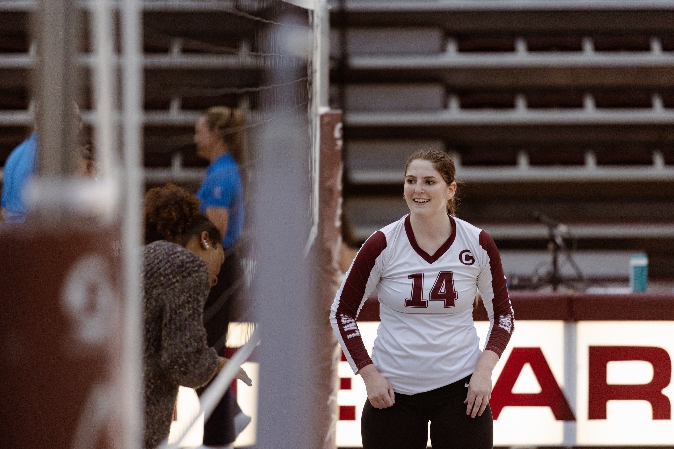 Junior S&nbsp;Kristi Hinze&nbsp;(Shepherd, Texas) and the Ladies will finish their season this weekend in Georgetown, Texas.

PHOTO: Isabell Gonzales