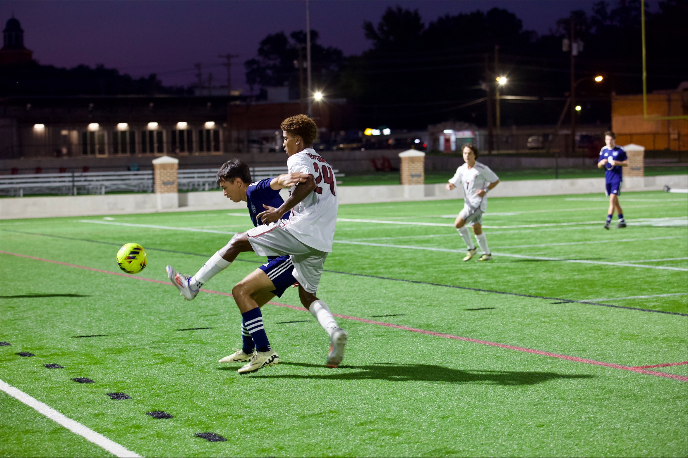 Freshman MF Kevin Huskey Jr. scored his fourth goal of the season on Friday.