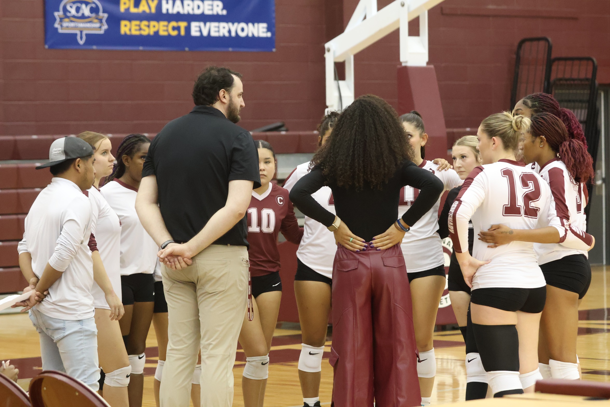 The Ladies were swept by Texas Lutheran on Friday night in Seguin, Texas.