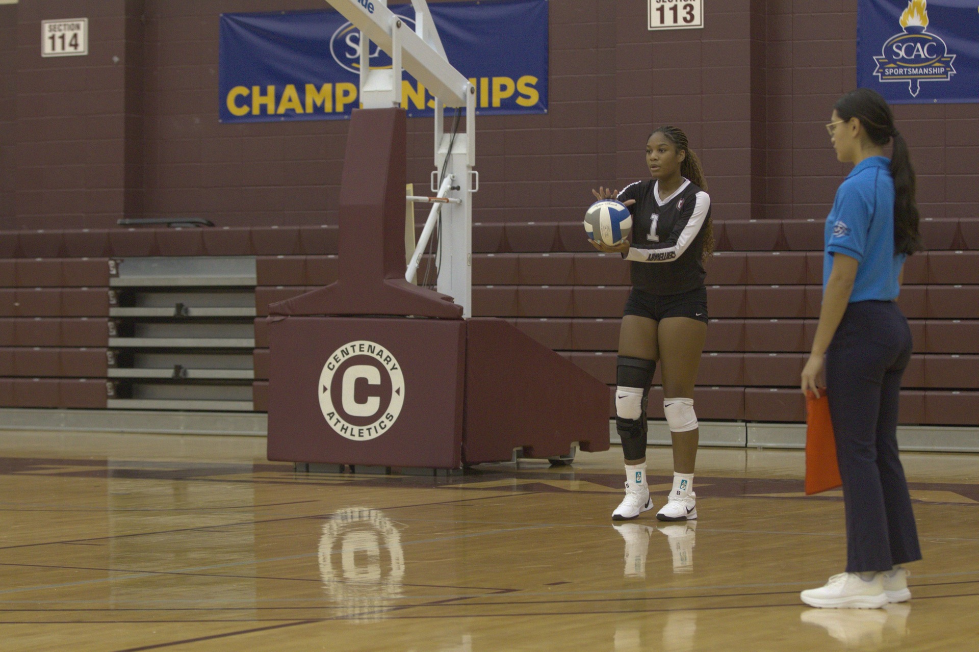 Sophomore MB Laijah Rockward (Houma, La.) were swept by nationally-ranked ETBU on Tuesday in Marshall, Texas.